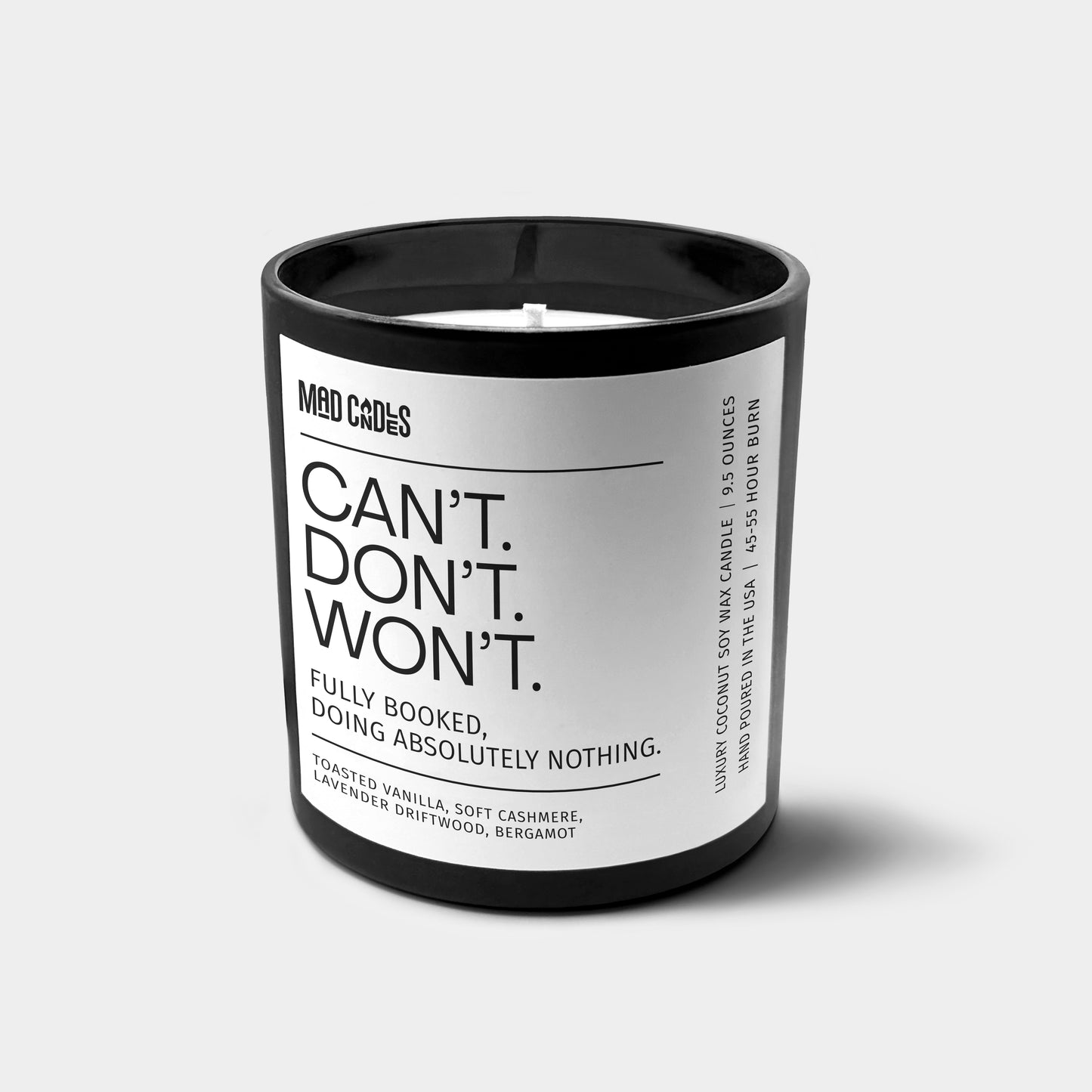 Can’t. Don’t. Won’t.